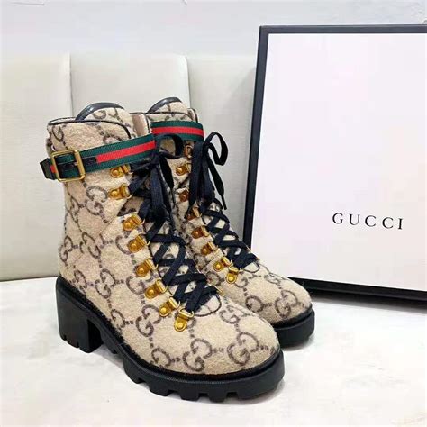 gucci boots wool|high top Gucci boots.